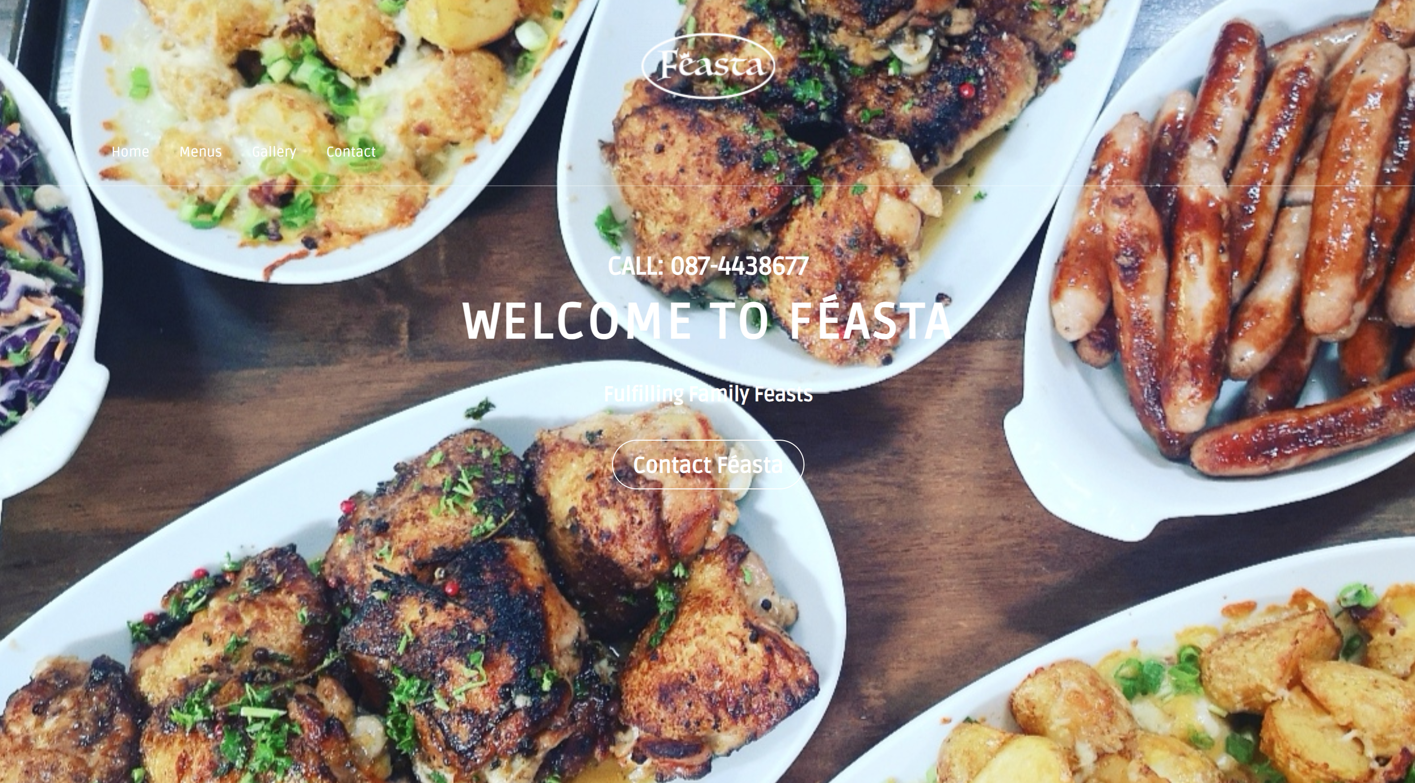 Féasta Catering website