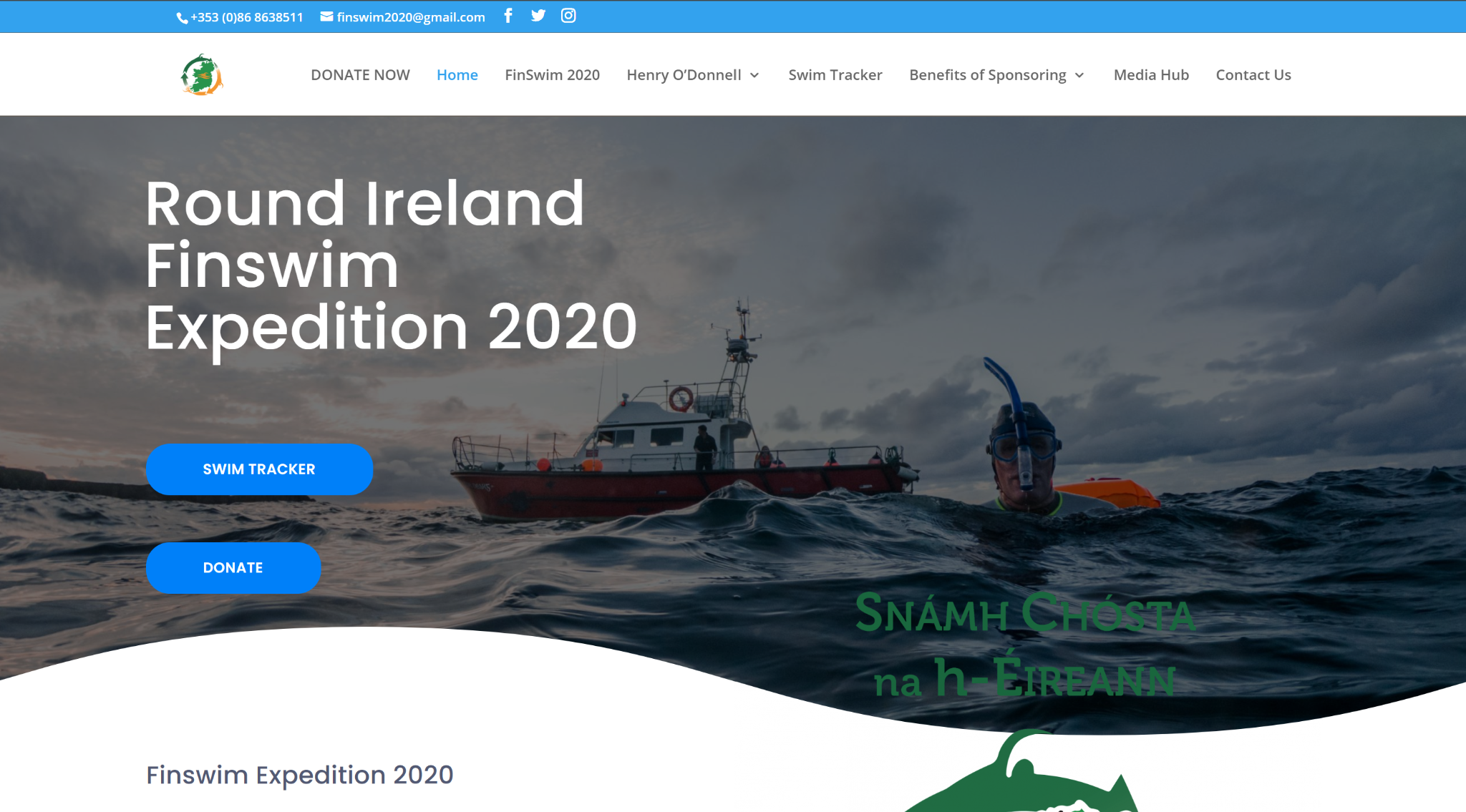 Archived Finswim 2020 website