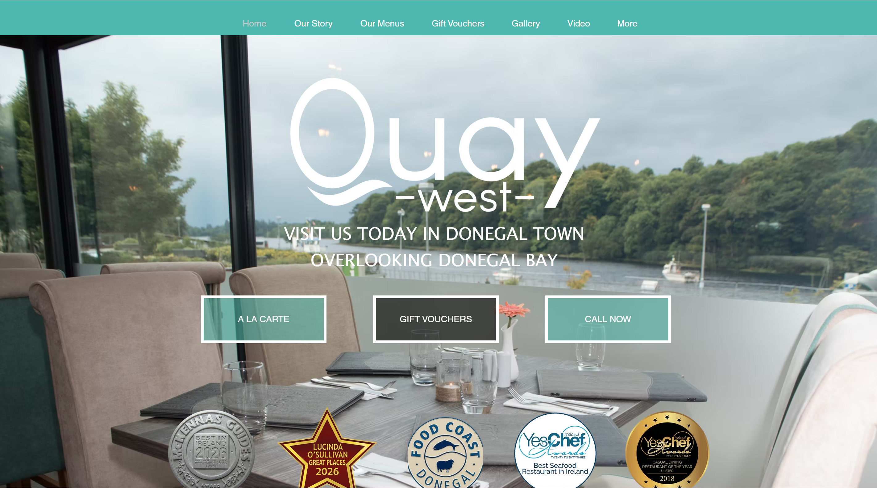 Quay West Donegal website